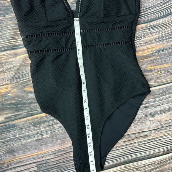 Sea Level Swim Black One Piece- Size 10 - Picture 12 of 14